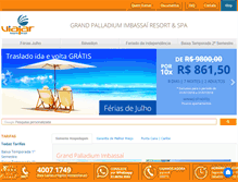 Tablet Screenshot of grandpalladium.com.br